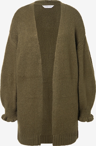 Cardigan Studio Untold en vert : devant