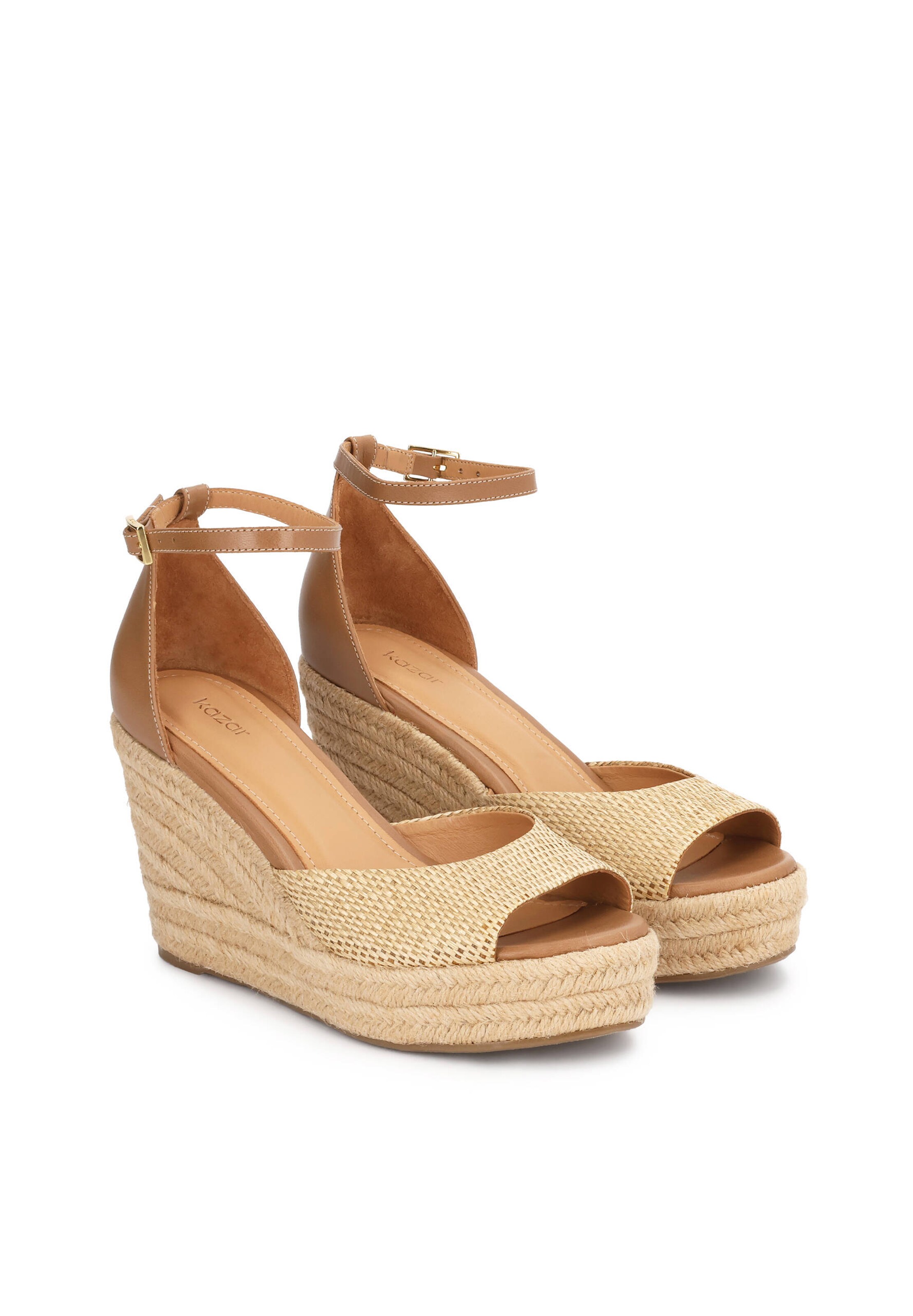 Kazar Riemensandale in Beige