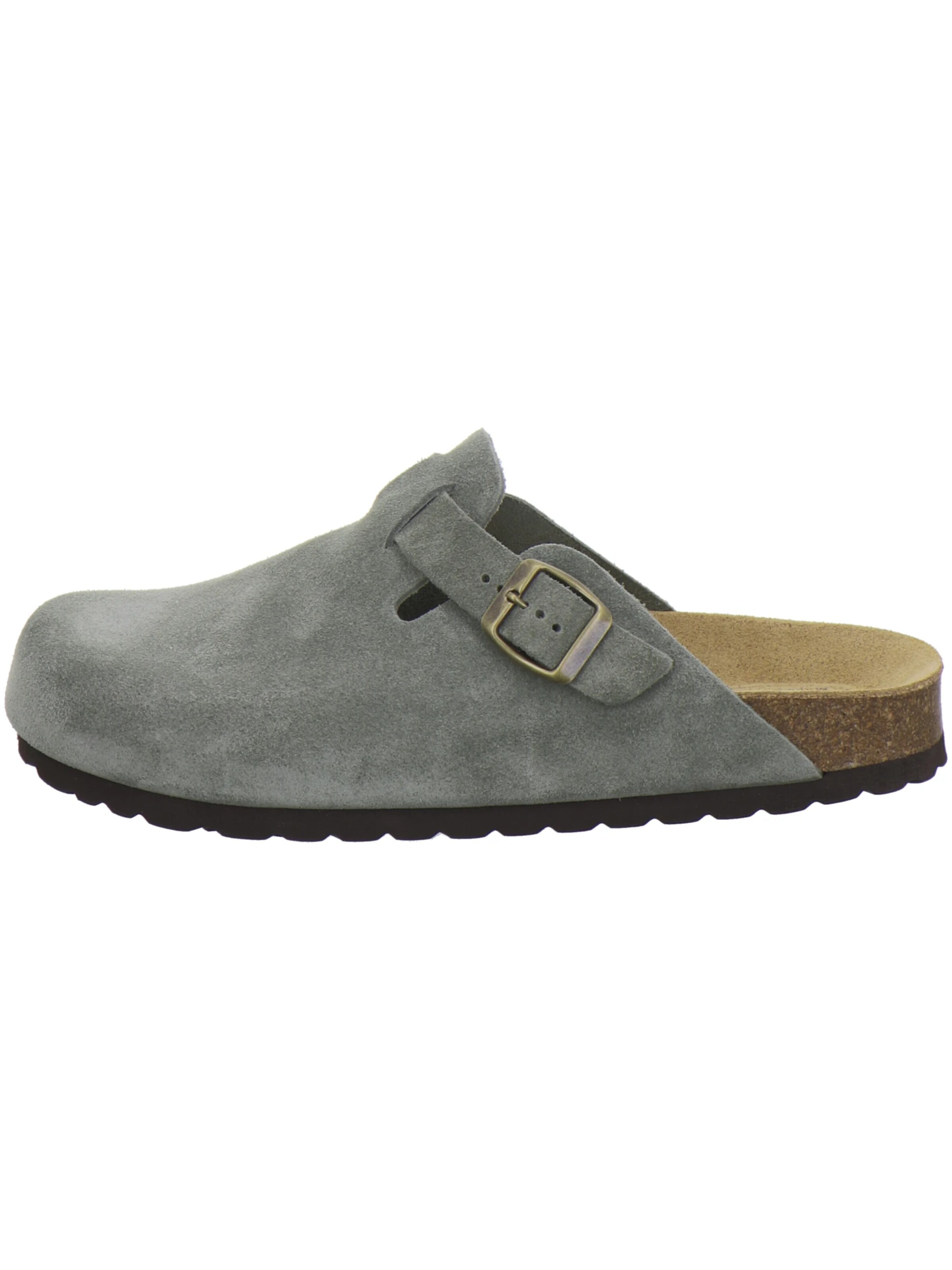 Clogs 'Clogs Herren olive Veloursleder' di AFS-Schuhe in verde