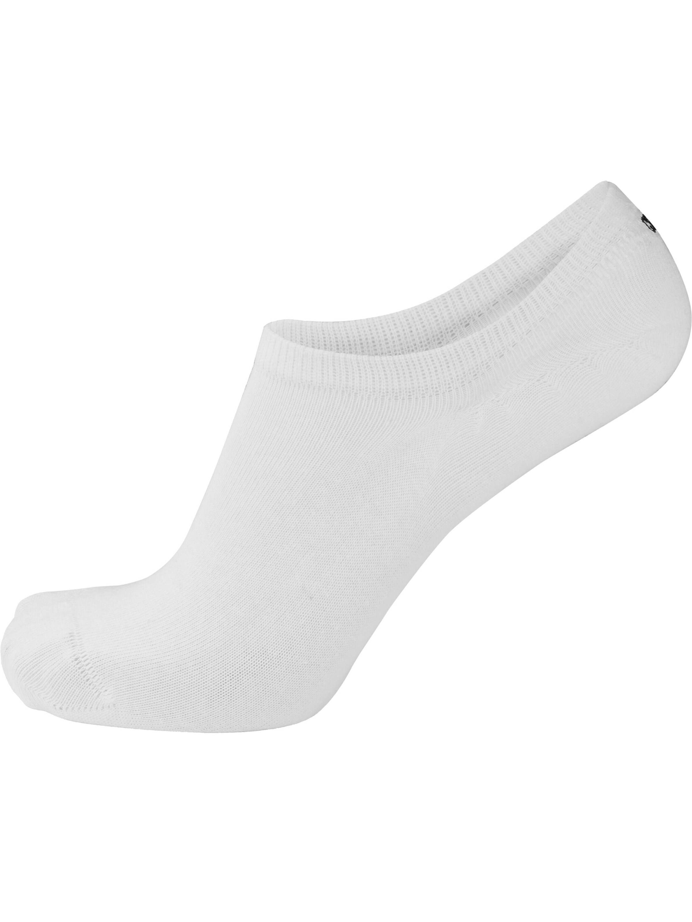 Circle Five Ankle Socks in White