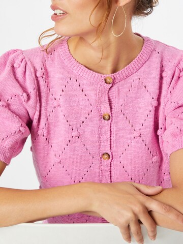 Oasis Strickjacke 'Bobble' in Pink