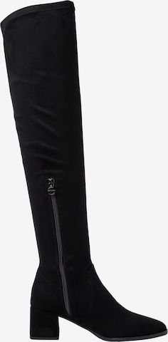 TAMARIS Over the Knee Boots in Black