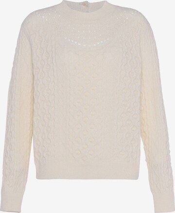 faina Sweater in White: front