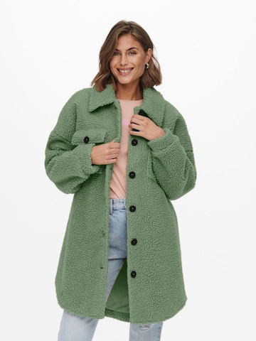 Manteau mi-saison 'Camilla' ONLY en vert : devant