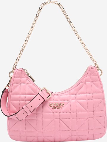 GUESS Наплечная сумка 'Assia' в Ярко-розовый: спереди