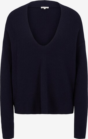 TOM TAILOR Sweater in Blue: front