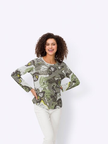 heine Shirt in Groen: voorkant