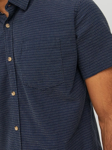 JACK & JONES Regular fit Button Up Shirt 'Abel' in Blue