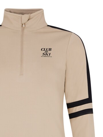 PROTEST Sportsweatshirt 'PRTPRUE' in Braun