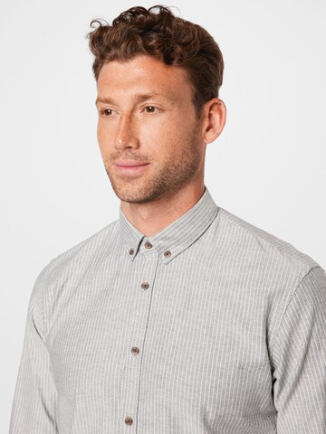 TOM TAILOR DENIM Regular fit Button Up Shirt in Blue