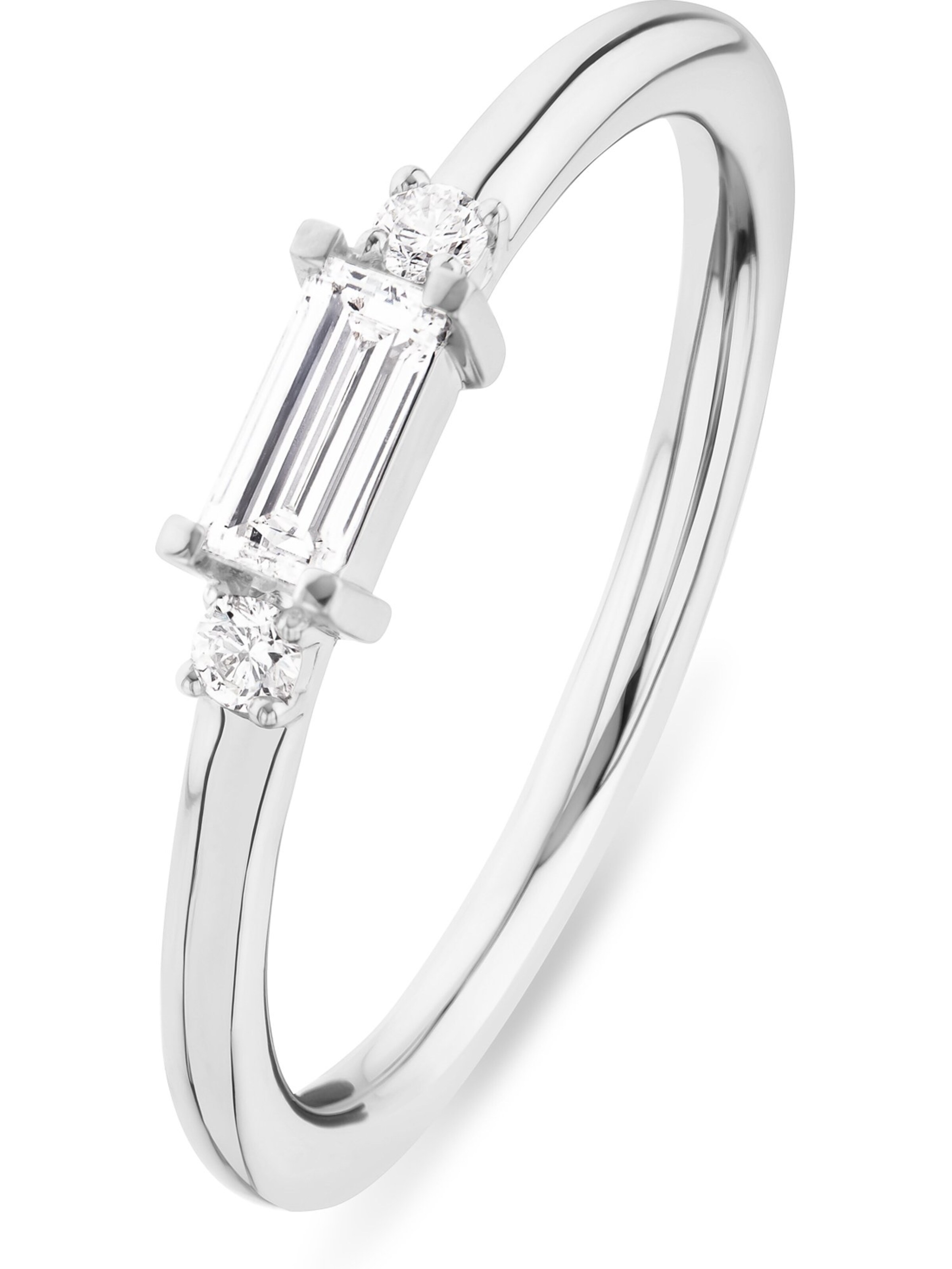 CHRIST Ring in Silber: Vorderseite