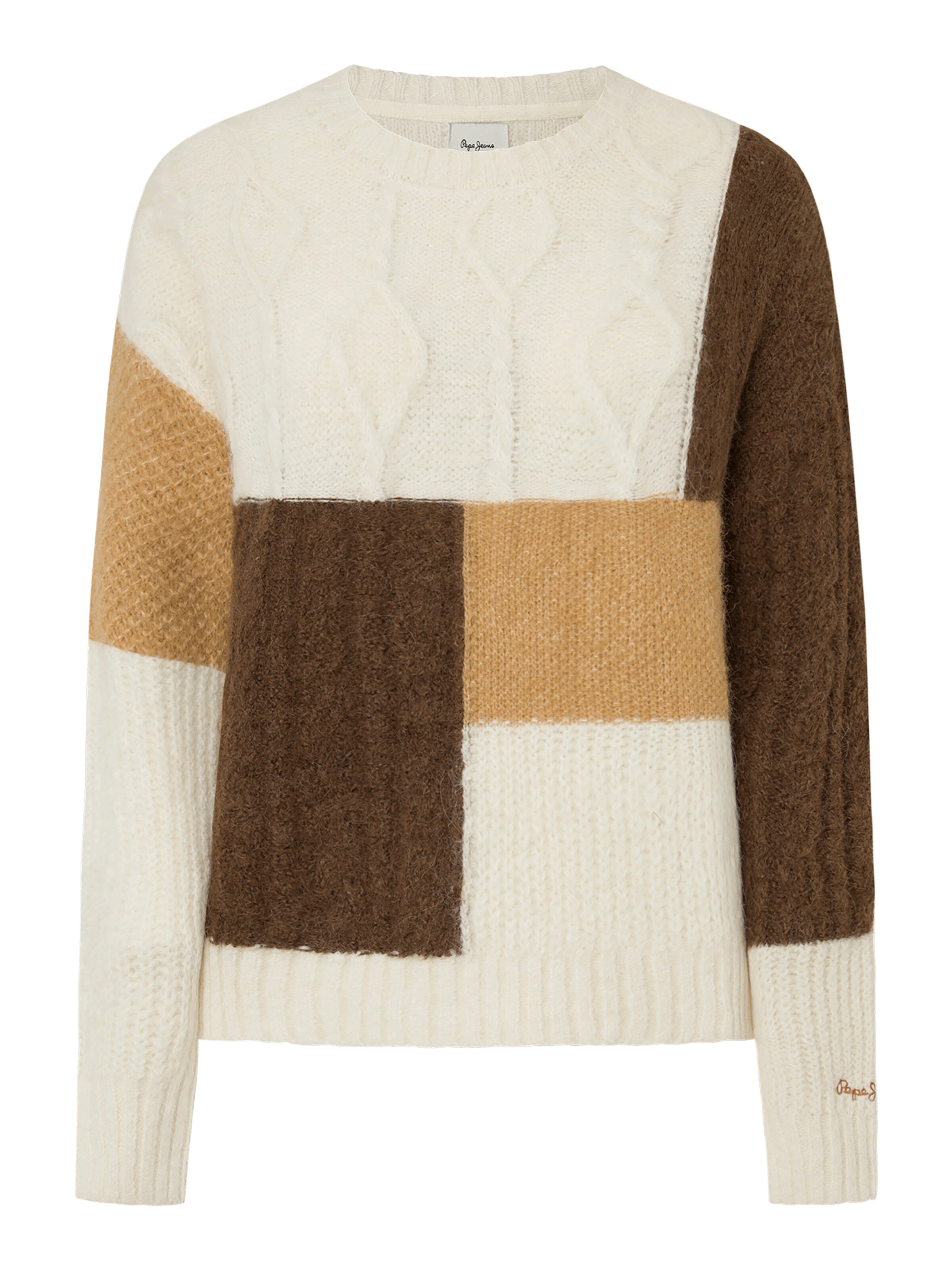 Pepe Jeans Pullover 'Hilary' in Braun: Vorderseite