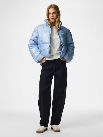 PIECES Übergangsjacke in Blau: Vorderseite