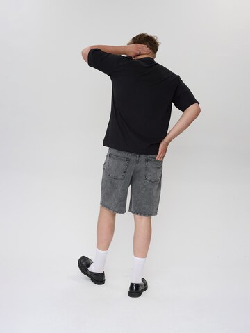 Dxnmxrk Wide leg Jeans 'DXGeran' in Zwart