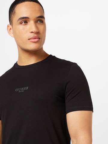 GUESS Shirt 'Aidy' in Zwart