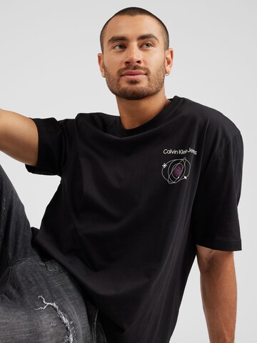 Calvin Klein Jeans - Camisa 'Future' em preto