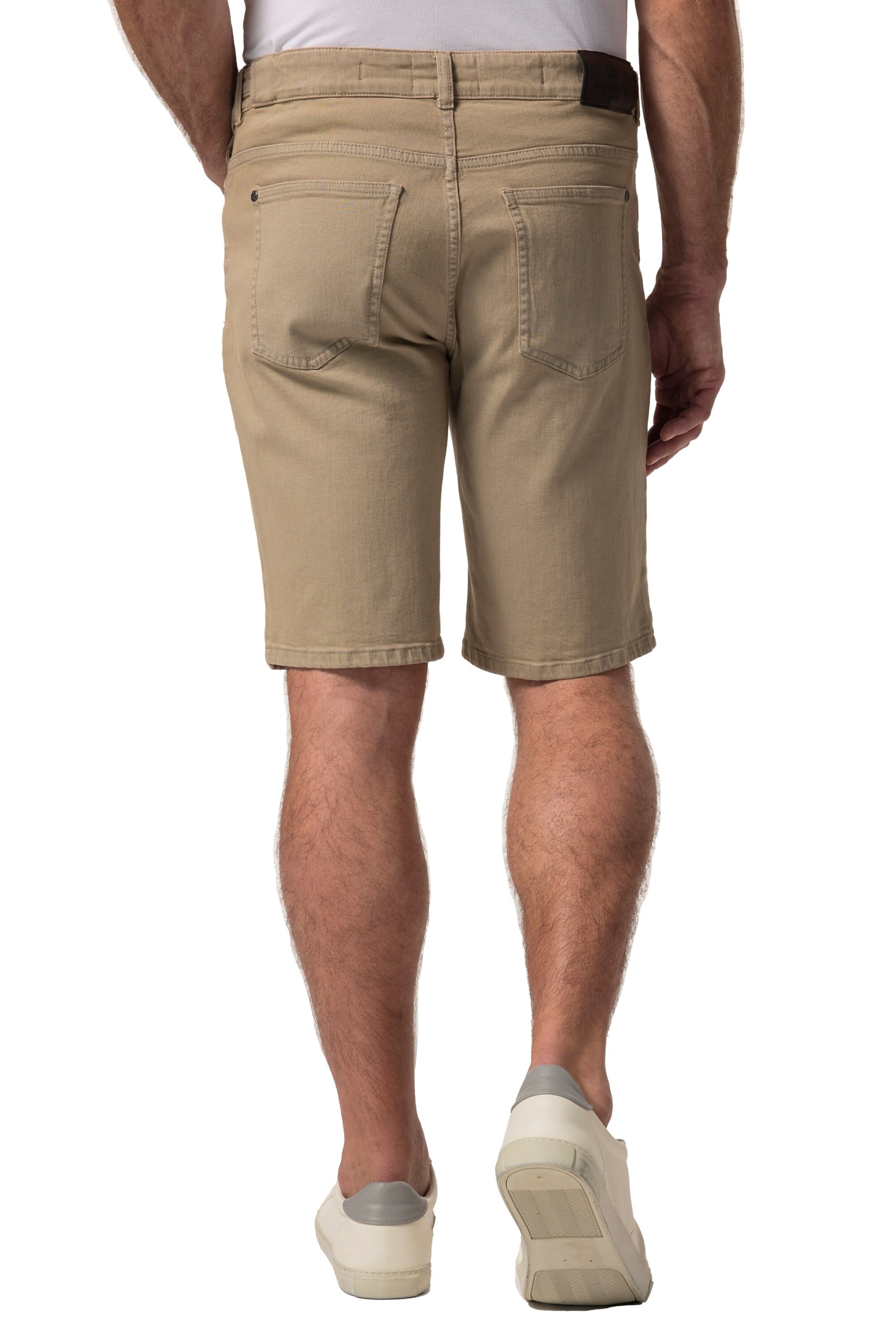 Boston Park Regular Jeans 'Bermuda' in Beige