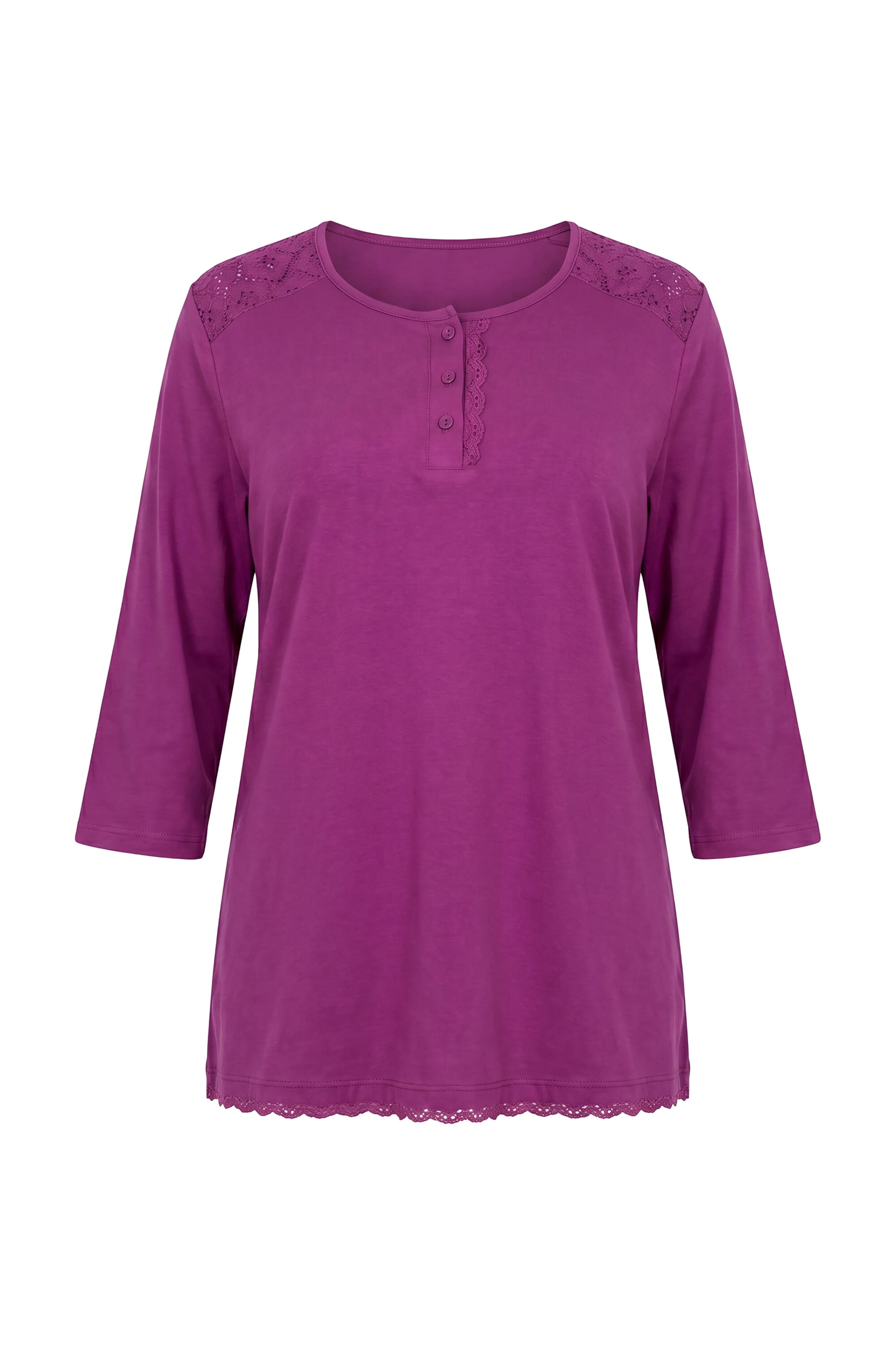 Ulla Popken Pyjama in Lila