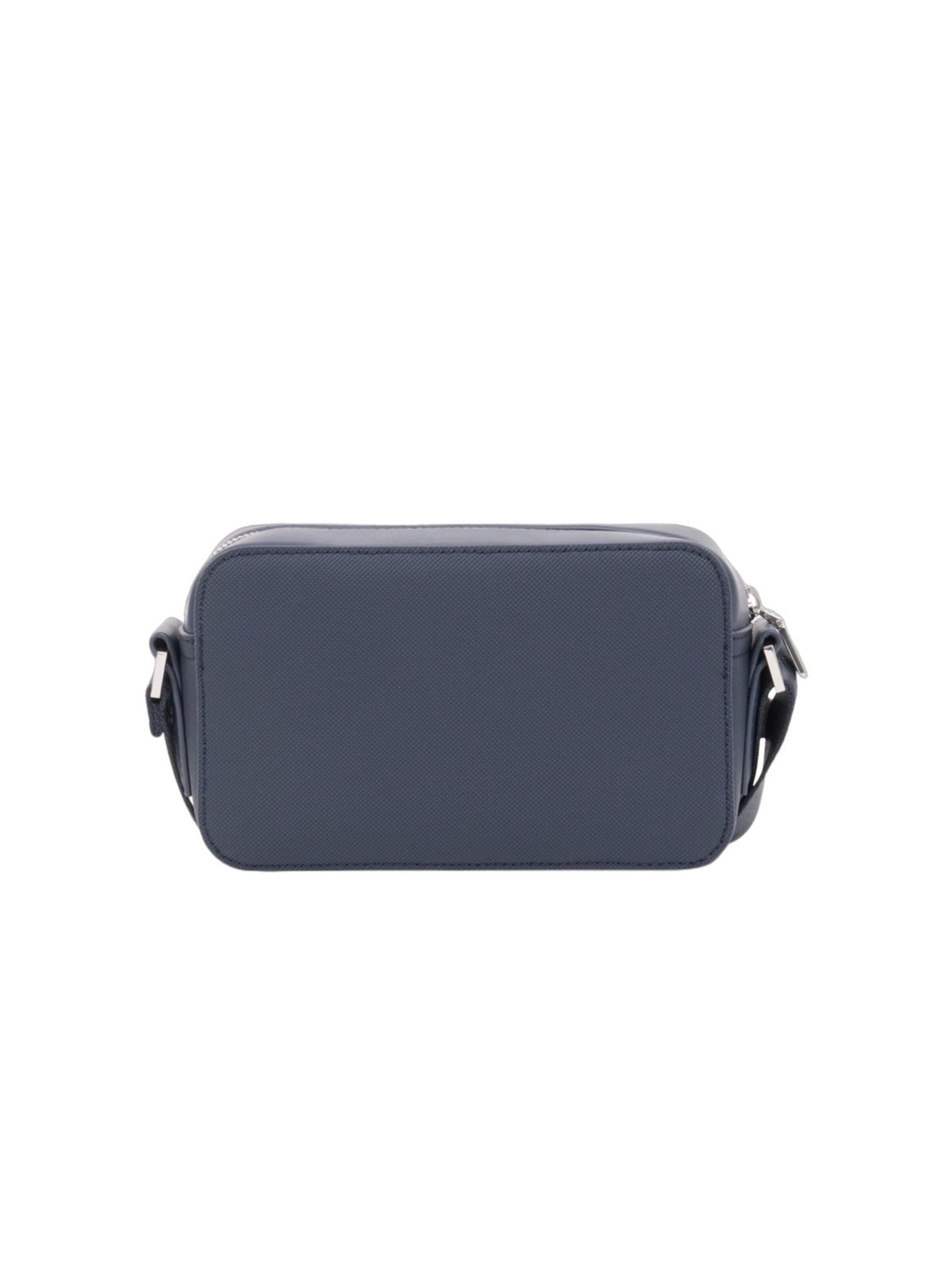 LACOSTE - Bolso de hombro 'Lacoste Petit sac messenger Homme Langon Petit Piqué Marine' en azul