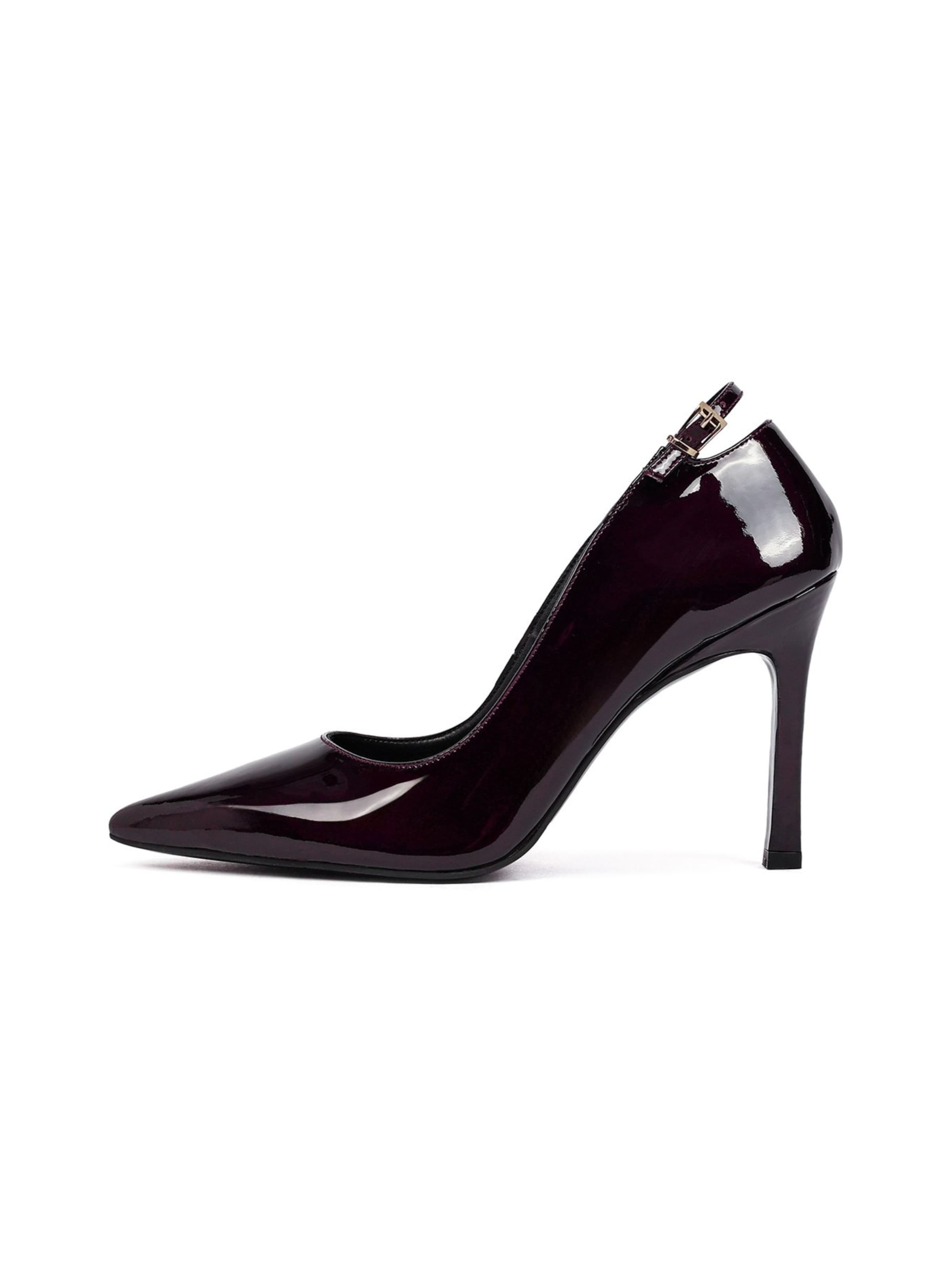 Derimod Slingpumps in Rood: voorkant