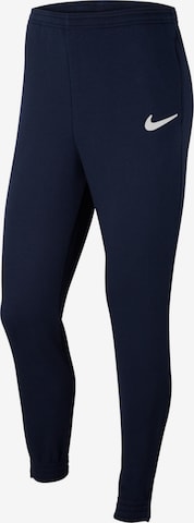 NIKE Workout Pants in Blue: front