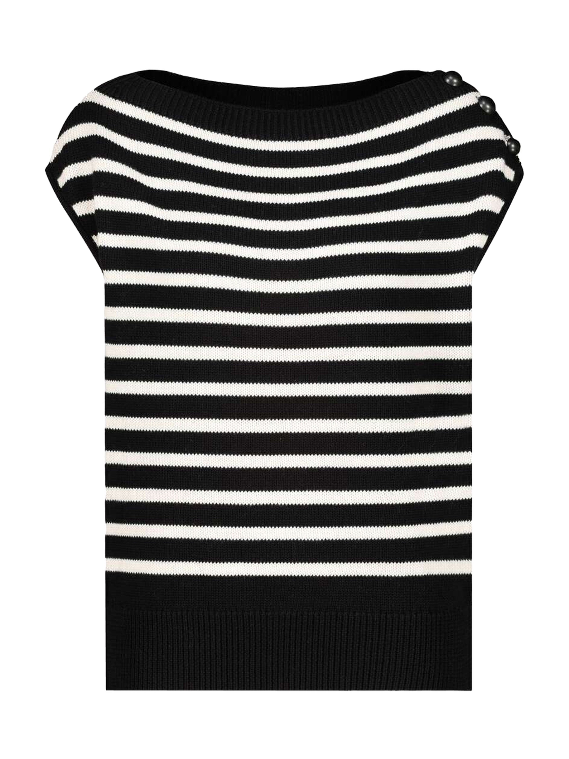 Pulover de la monari pe negru: față