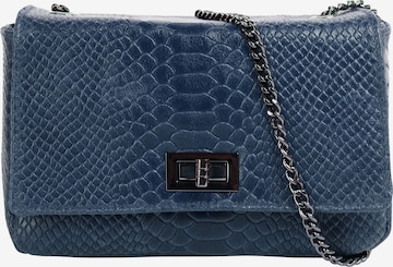 Cluty Crossbody Bag in Blue: front