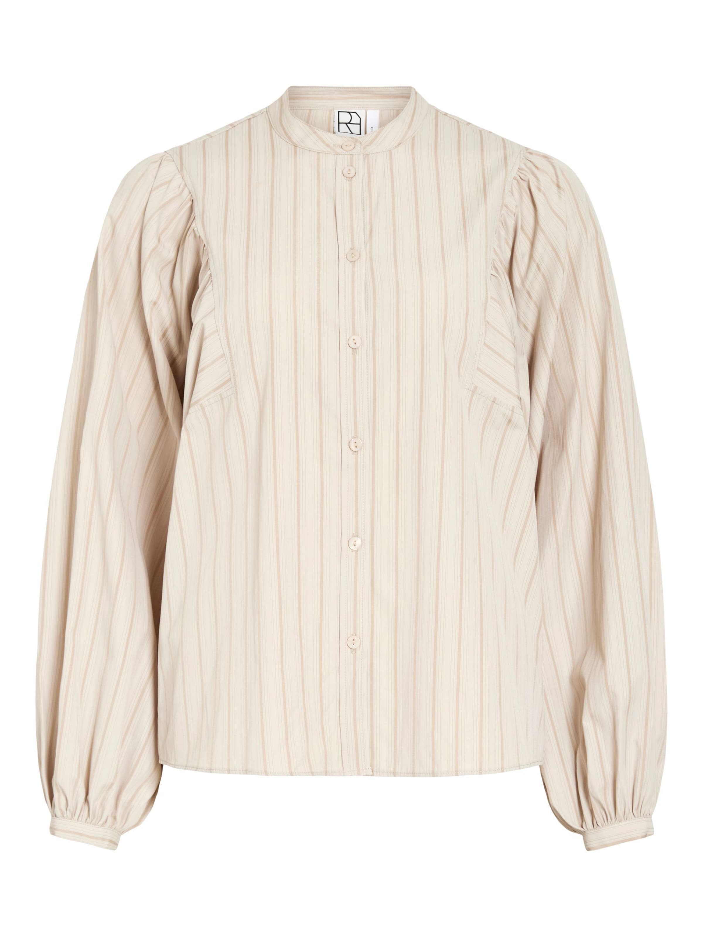 ROUGE EDIT Bluse in Beige: Vorderseite