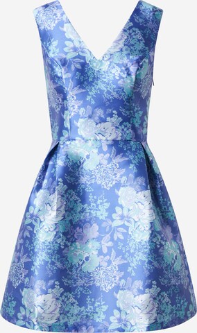 Chi Chi London Cocktail Dress in Blue: front