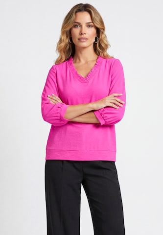 Chemisier usha BLACK LABEL en rose : devant