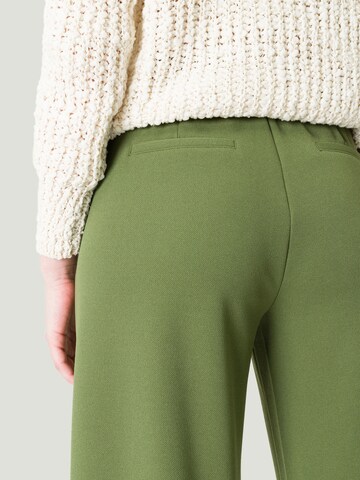 Wide Leg Pantalon zero en vert