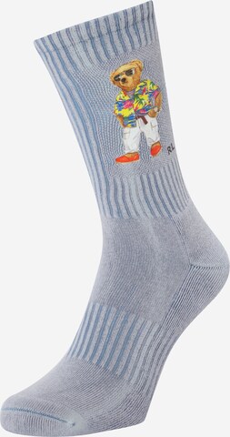Polo Ralph Lauren Ponožky – modrá: přední strana