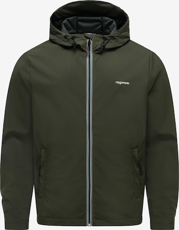 Veste outdoor 'Shellwie Bonded' Ragwear en vert : devant
