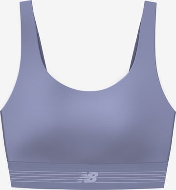 new balance Sports bra 'AC Train' in Purple: front