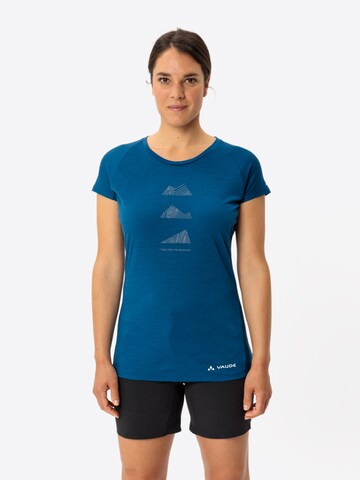 VAUDE Funktionsshirt 'Tekoa' in Blau: Vorderseite