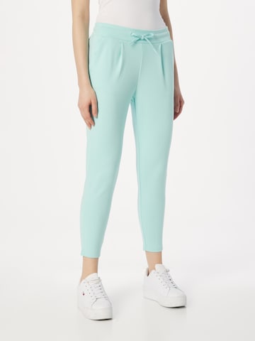 Coupe slim Pantalon à pince 'KATE' ICHI en bleu : devant