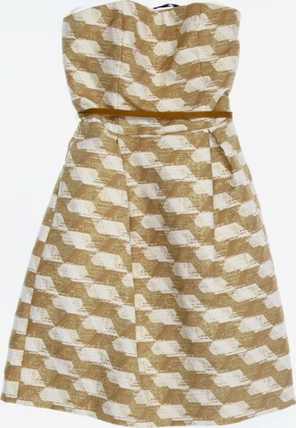 Gold Case Dress in XS in Brown: front