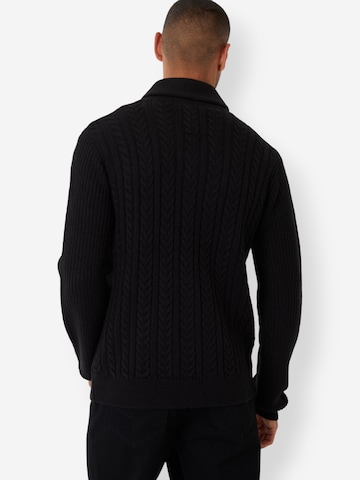 Threadbare Strickjacke 'Finchley' in Schwarz