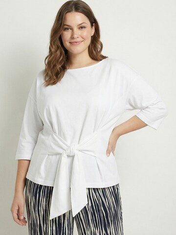 Guido Maria Kretschmer Curvy Футболка 'Dajana' в Белый: спереди