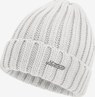 Neverless Beanie 'Model 36934' in White: front