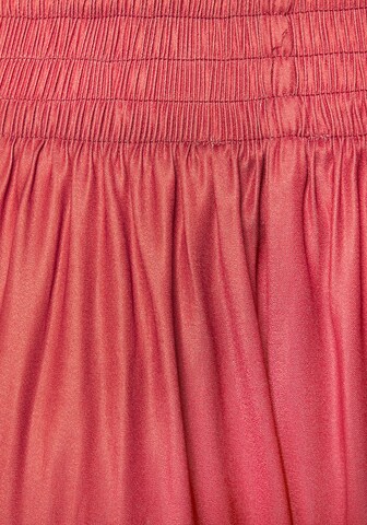 LASCANA Wide Leg Hose in Rot