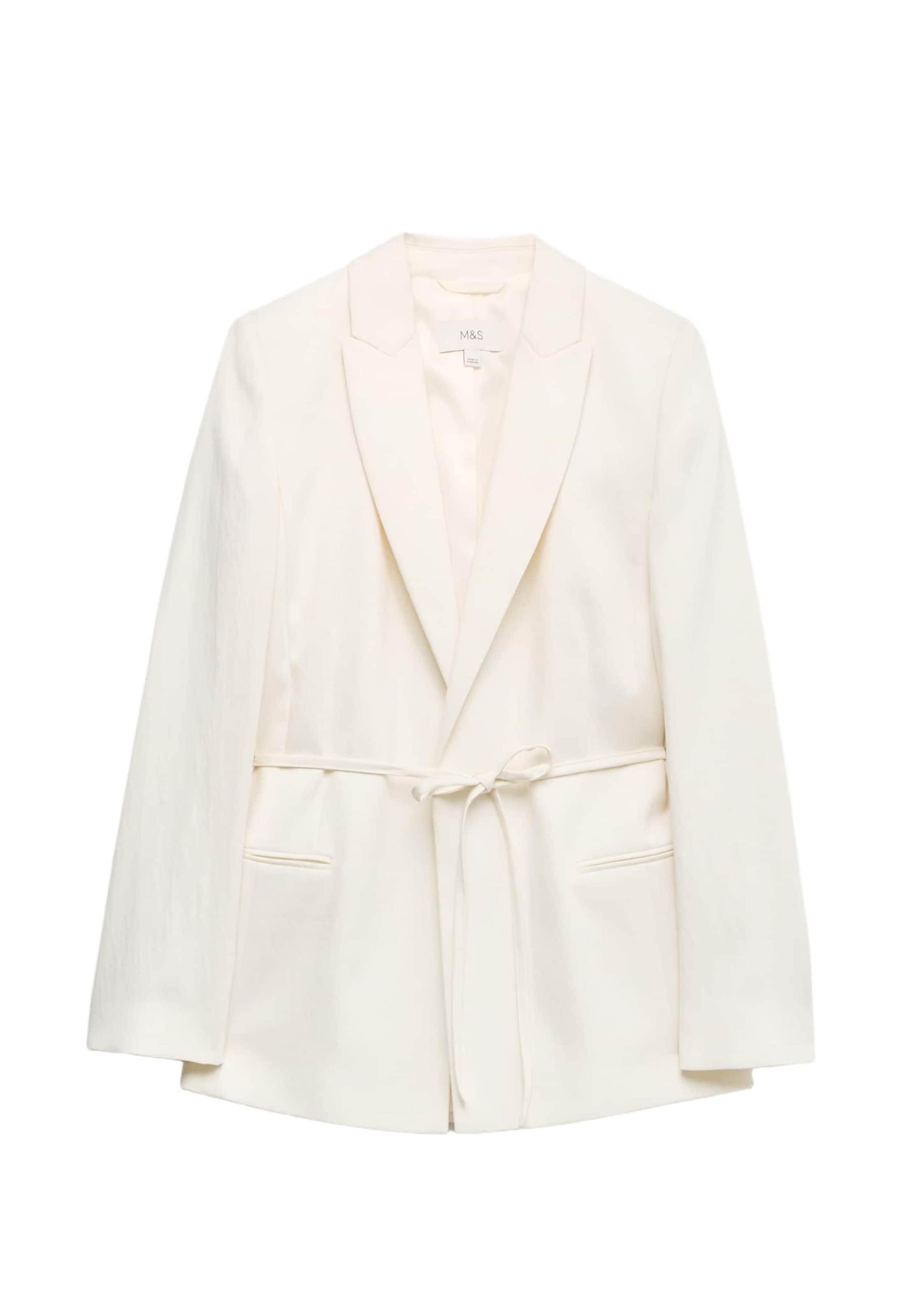Blazer Marks & Spencer en beige : devant
