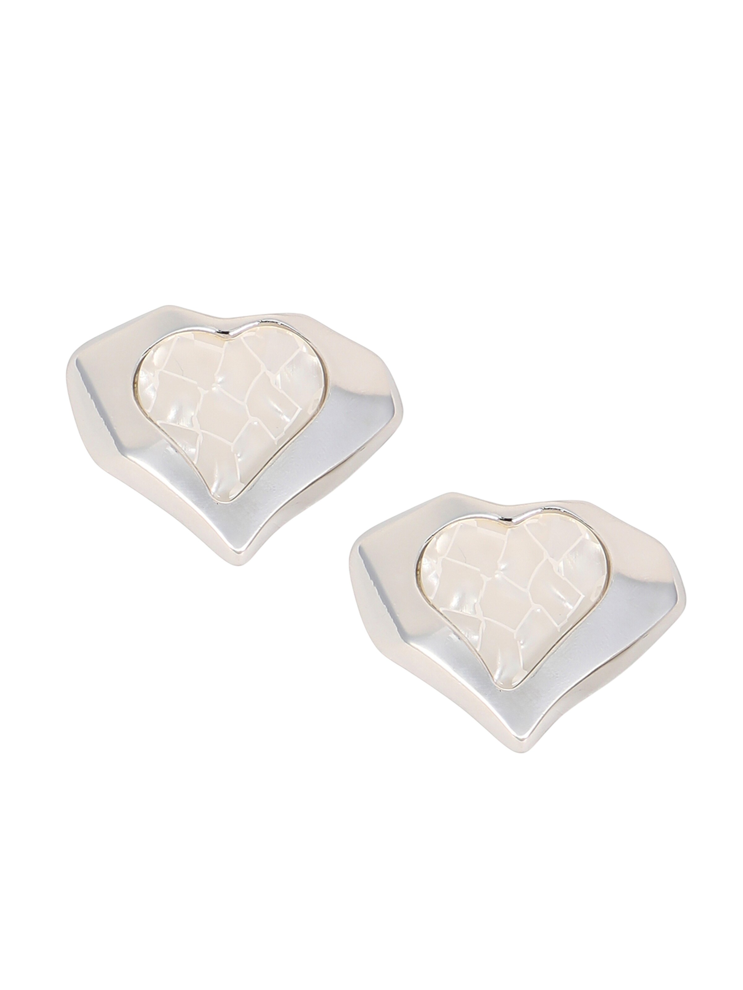 SOHI Naušnice 'Miley' u srebro / biserno bijela, Pregled proizvoda