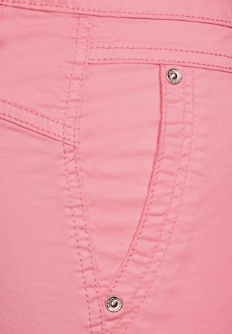 STREET ONE Slim fit Pants 'Yulius' in Pink