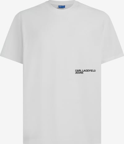 KARL LAGERFELD JEANS Majica veličine L u crna / bijela, Pregled proizvoda