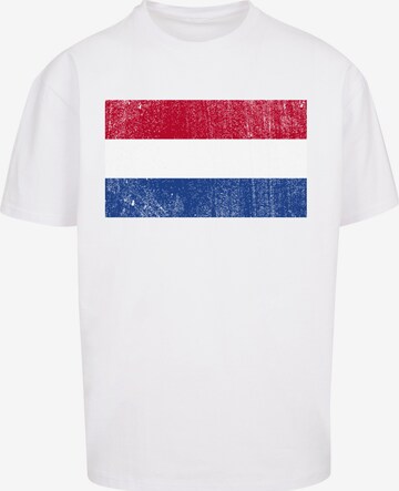 F4NT4STIC Shirt 'Netherlands' in White: front