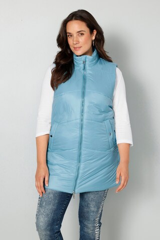 MIAMODA Bodywarmer in Blauw: voorkant