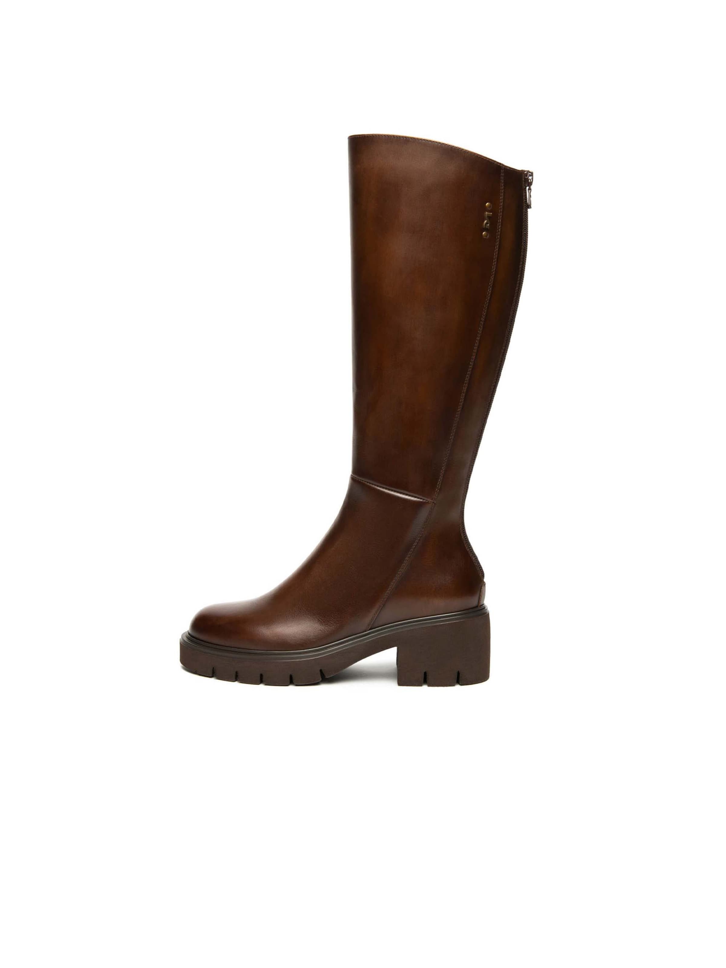 Nero Giardini Laarzen 'Urbana' in Bruin: voorkant