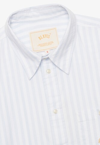 BLKVIS Comfort fit Button Up Shirt 'Script' in Blue