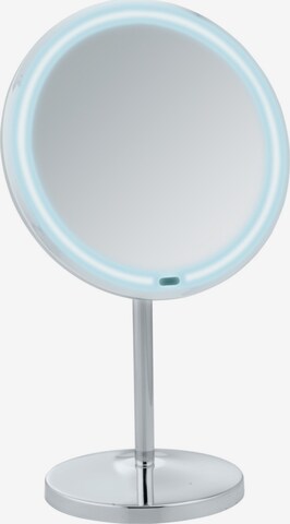 Wenko Cosmetic Mirror 'Onno' in Silver: front
